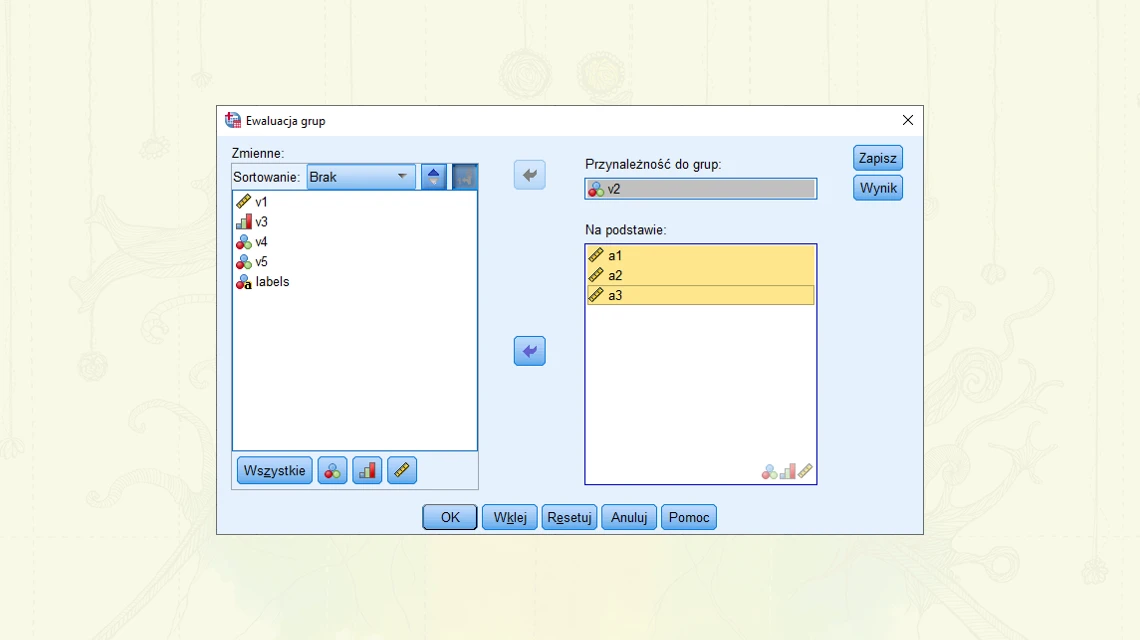 Ewaluacja grup