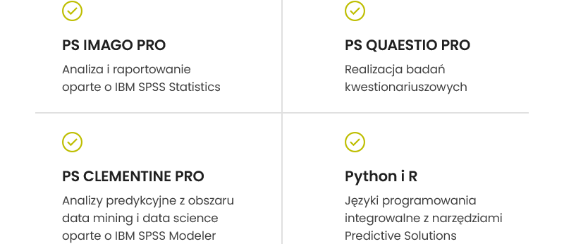 Narzędzia analityczne Centrum Szkoleniowego Predictive Solutions